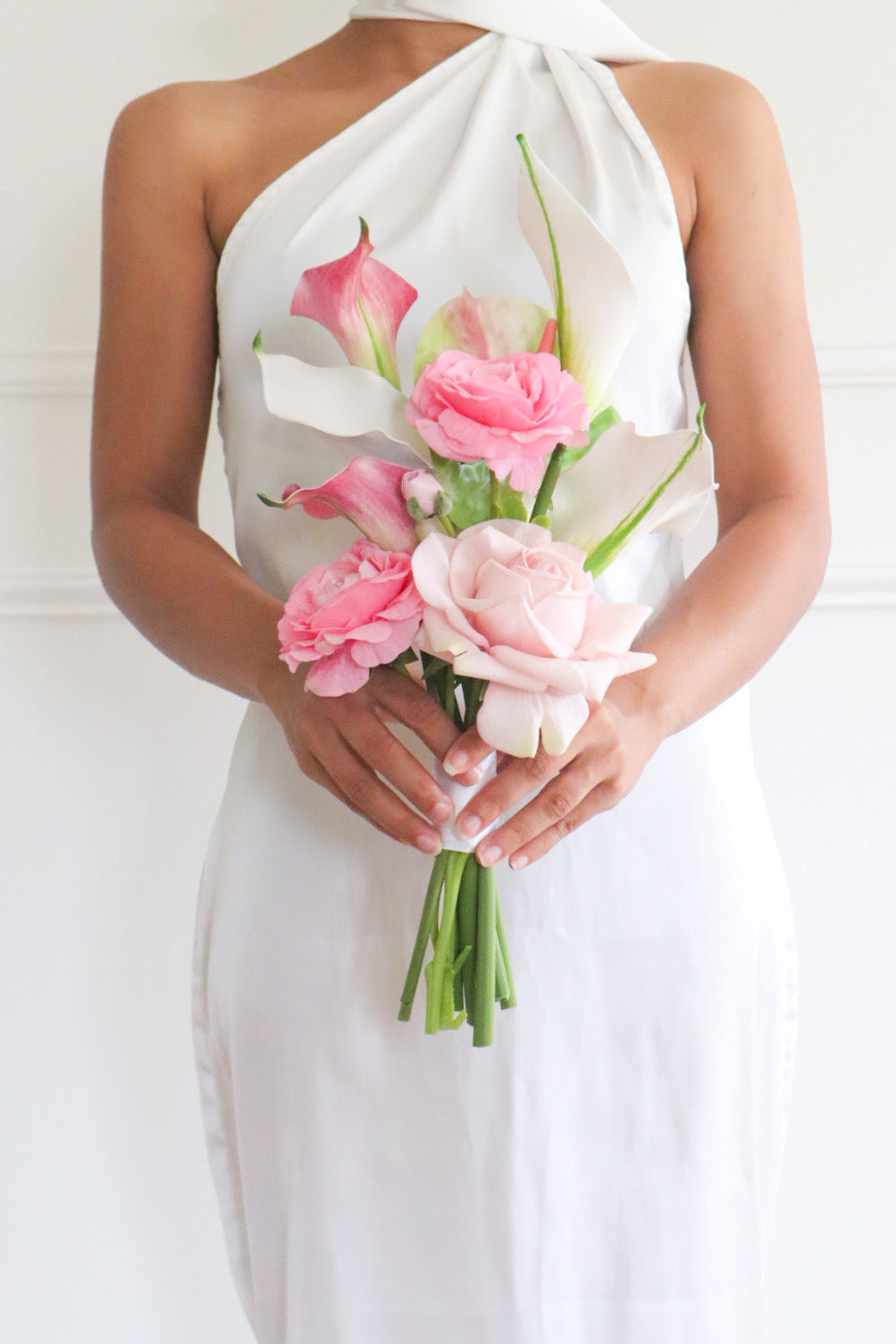 The Strawberry Matcha Bridesmaid Bouquet