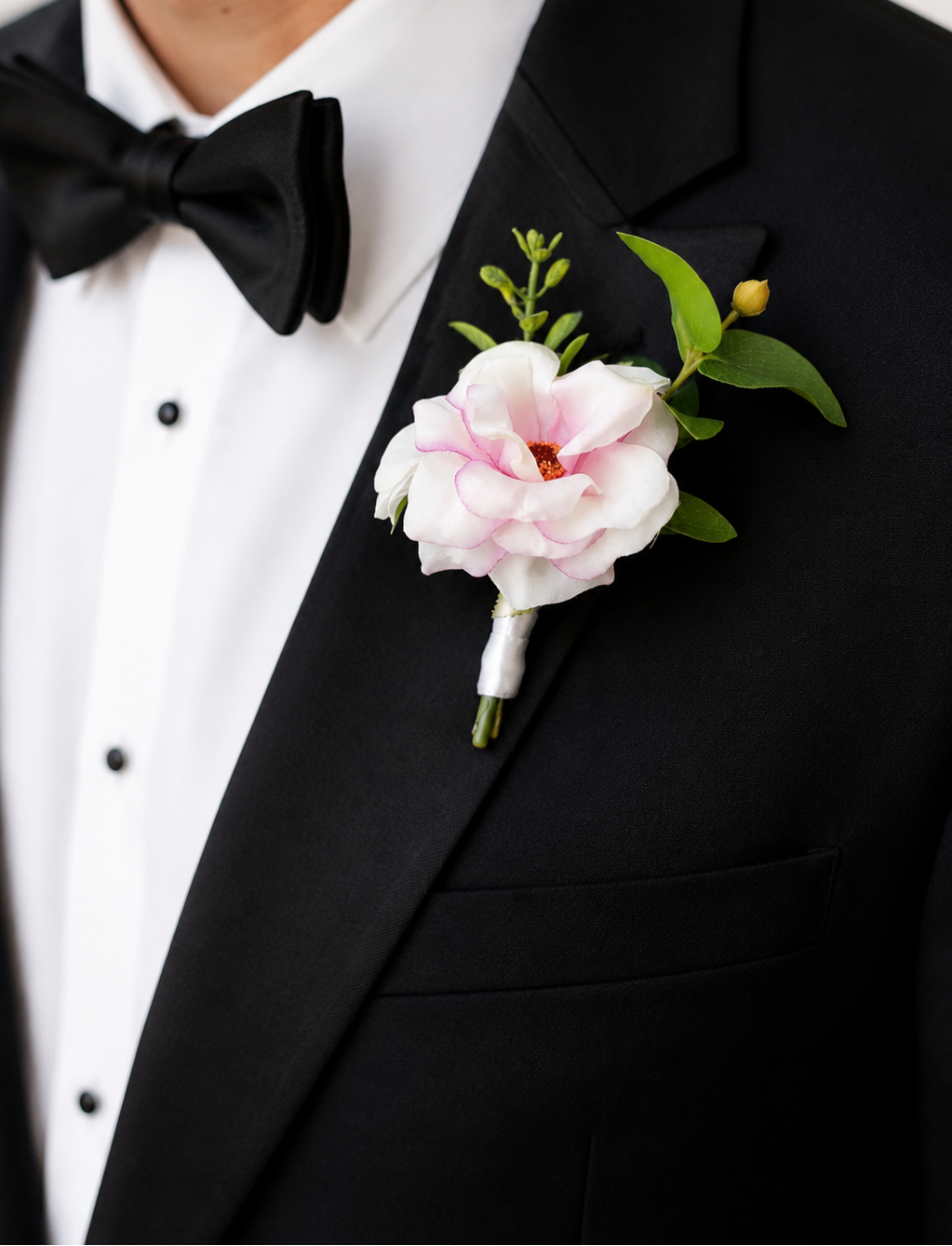 The Garden Blush Boutonniere