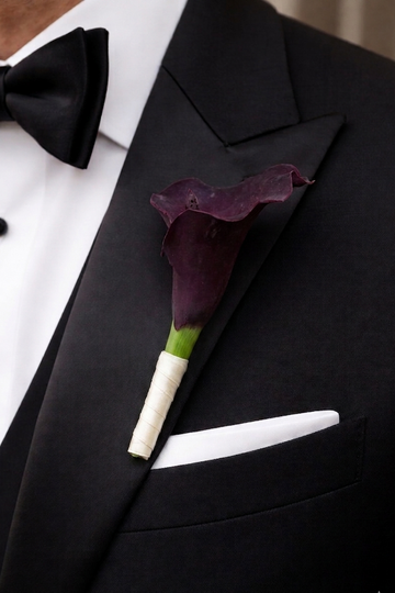 The Midnight Garden Boutonniere