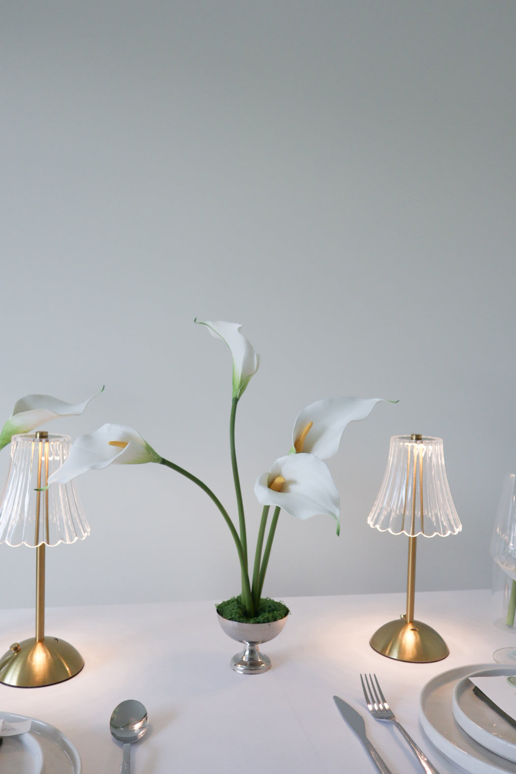 The Editorial Calla Lily Ikebana Arrangement