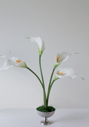 The Editorial Calla Lily Ikebana Arrangement