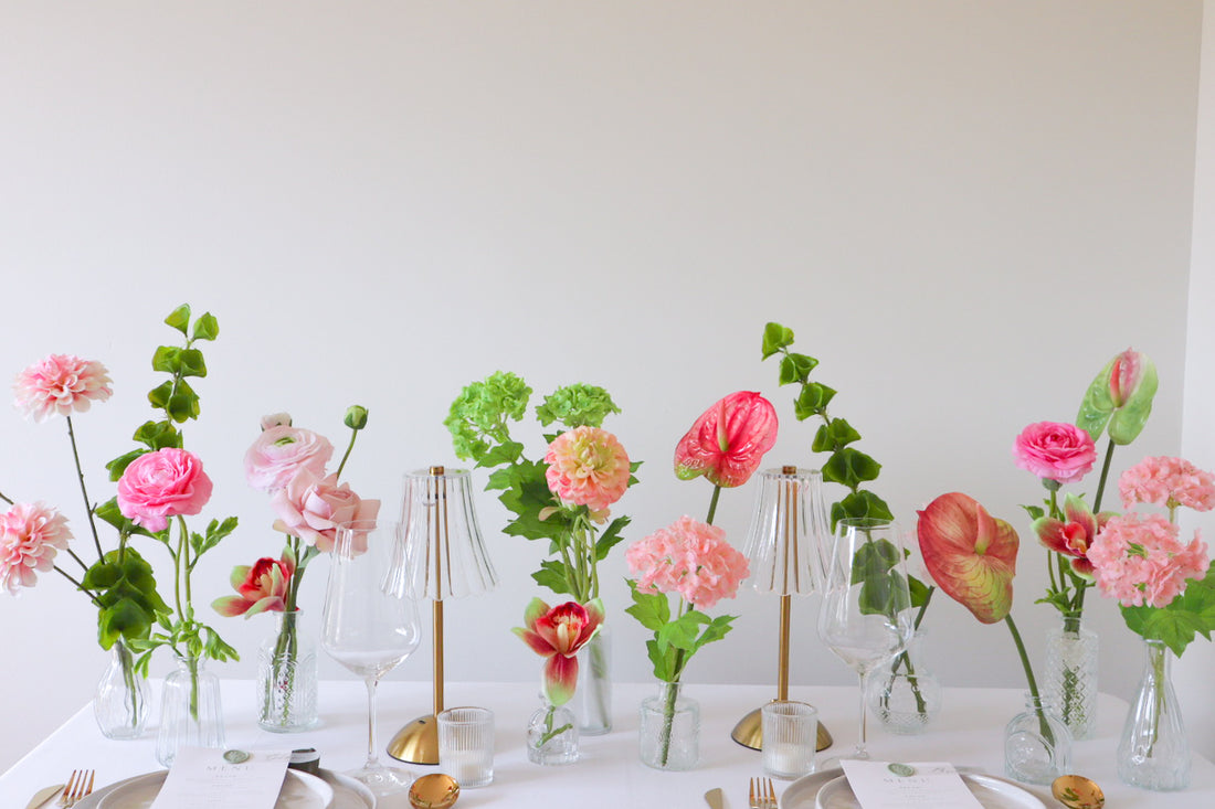 The Strawberry Matcha Bud Vases (set of 10)