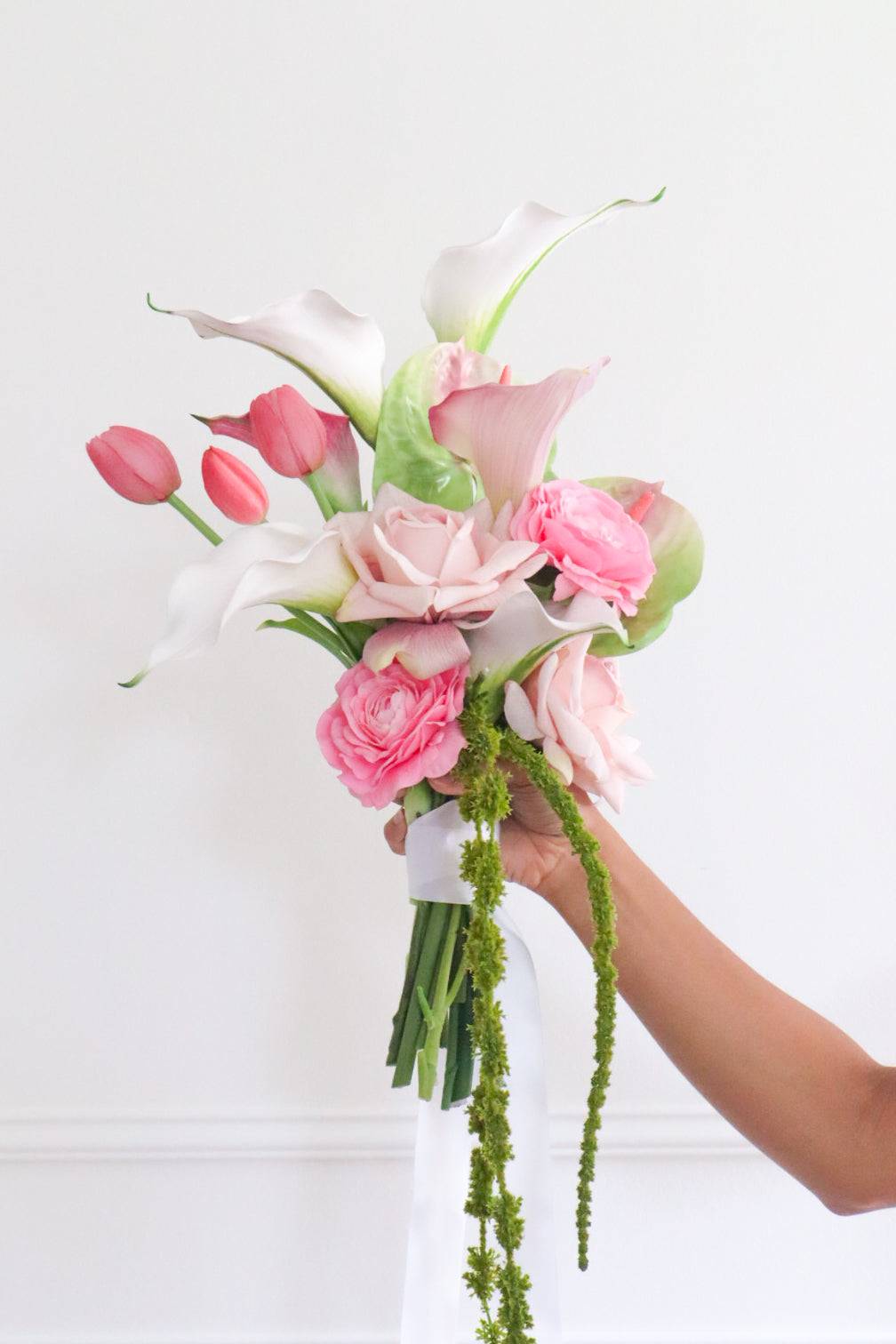The Strawberry Matcha Bridal Bouquet