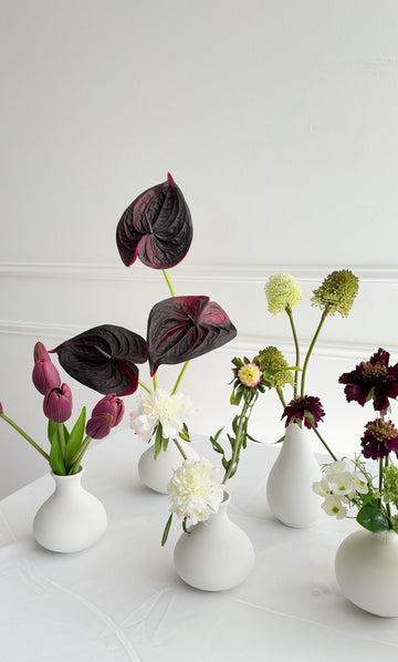 The Midnight Garden Bud Vases (Set of 10)